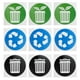 thumbnail image 4 of Pegatinas para Bote de Basura NikouMX 60 Piezas Adhesivos Circulares, 4 of 8