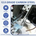 thumbnail image 4 of Uxcell Hex Socket Head Cap Screws Bolts, Carbon Steel Socket Drive Screws, Black Oxide Full Threads M5 x 12 mm 100, 4 of 7