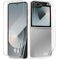 ZYQEEE 2 Sets Screen Protector for Samsung Galaxy Z Flip 6 - 6.7", Front Flim   Back Flim Full Coverage for Galaxy Z Flip6, HD Clear Scratch Resistant, Premium Folding