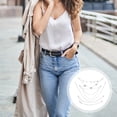 thumbnail image 3 of MasteelfCA 1 Set Pants Chain Heart Waist Chain Butterflies Trousers Chain Chic Jeans Chain, 3 of 7