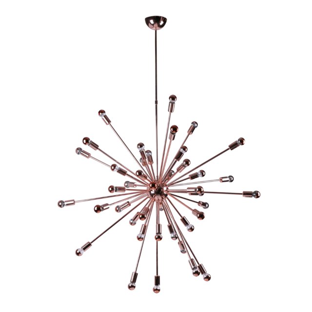 Fine Mod Imports Étincelle Suspension Lustre 39", Copper