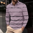 thumbnail image 2 of LIaqionyy Big and Tall Shirts for Mens Quarter Zip Pullover Lightweight Tops Casual Fashion Fall Clothes, 2 of 5