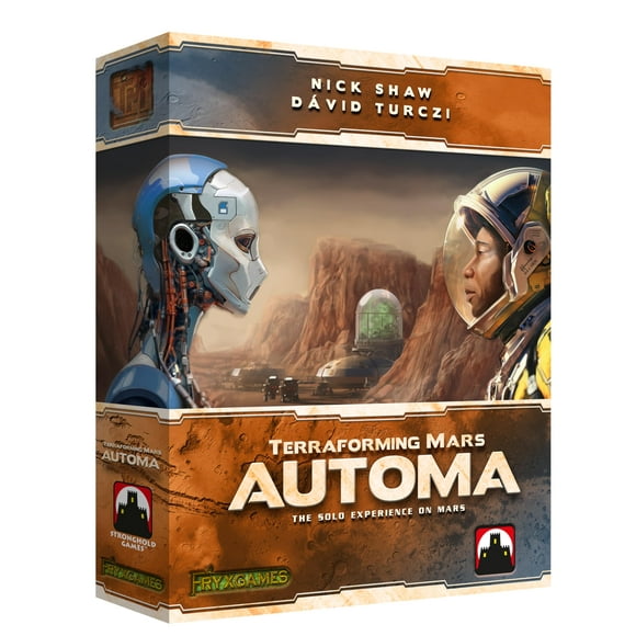 Stonghold Games - Terraforming Mars Automa - Extension de Jeu de Société Stratégique - pour 1 Joueur et 12 Ans et Plus