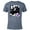 Navy Heather, variant on Hawkeye Clint Barton Target Practice - Short Sleeve Blended T-Shirt for Adults – Customized-Navy Heather