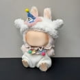 thumbnail image 4 of Clothes for Dolls The Monsters 17cm Plush Doll Clothes DIY Birthday Sheep Outfit Set, 4 of 11