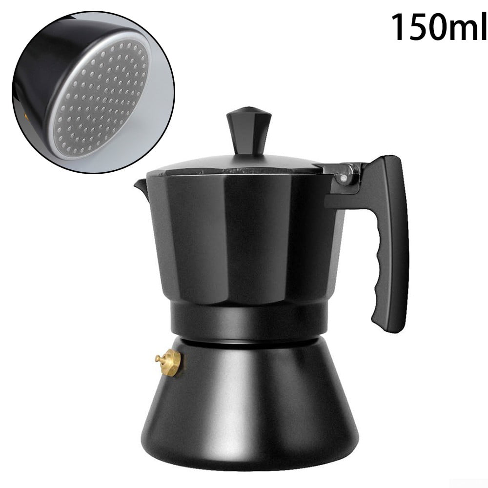 Aluminum Moka Espresso Coffee Maker Percolator induction cooker Pot  150/300ML - Walmart.com
