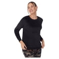 thumbnail image 4 of Secret Treasures Women's and Women's Plus 2-piece Stretch Knit Velour Top and Jogger Set, 4 of 6