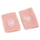 thumbnail image 4 of 2 juegos de muñequeras para hombres y mujeres, gimnasio, correr, baloncesto, deporte, soporte para muñeca, funda envolvente, rosa, 4 of 14
