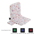 thumbnail image 4 of Coussin chauffé réglable, stade étanche avec 3 niveaux de chaleur pour les gradins, conception portable et pliable, support arrière, 4 of 7