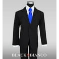 thumbnail image 2 of Big Boys Suits in Black with Royal Blue Neck Tie, 2 of 3