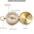 thumbnail image 4 of Camping Survival Compass Metal Pocket Compass Kids Compass for Hiking Camping Hunting Outdoor Military Navigation Tool, 4 of 7