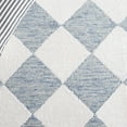 thumbnail image 5 of SAFAVIEH Ebony Alastar Checkered Runner Rug, Blue/Ivory, 2'3" x 9', 5 of 6
