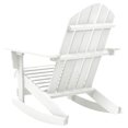 thumbnail image 3 of vidaXL Garden Rocking Chair Wood White, 3 of 4