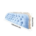 thumbnail image 3 of Bedside Backrest Cushion 120x50cm Large Soft Support Pillow for Bed Sofa Multifunctional Decorative Comfortable Reading Rest Living Room Bedroom Home, 3 of 5
