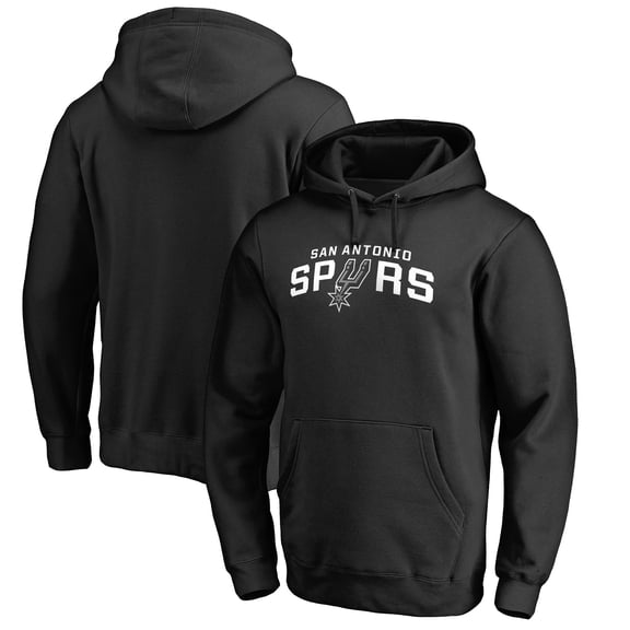 Men's Black San Antonio Spurs Alternate Logo Pullover Hoodie