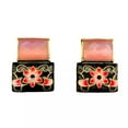 thumbnail image 3 of VIVIDELLE Fashionable Enamel Camellia Earrings Stud Women Jewelry Anniversary Gifts, 3 of 5