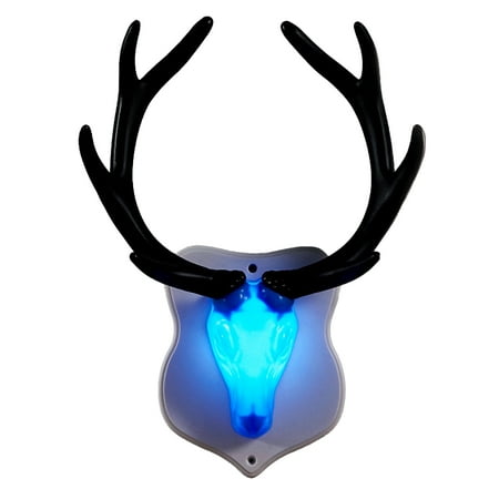 

YMH Wall Light Visual Effect Multi-use ABS Deer Head Antler Wall Mount Hanging Lamp for Living Room