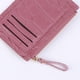 thumbnail image 2 of Bolsa Cartera sencilla para mujer, llavero de cuero, pequeño para tarjetas, monedero (rojo rosa) Likrtyny Para Estrenar, 2 of 9