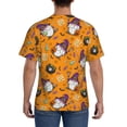 thumbnail image 3 of Vsdgher Halloween Witches Gnome Print Men's Dry Fit Mesh Athletic Shirts Moisture Wicking Tennis T-Shirt Tops, 3 of 9