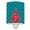 Teal Red, variant on Christmas Tree Red & Green Ceramic Night Light
