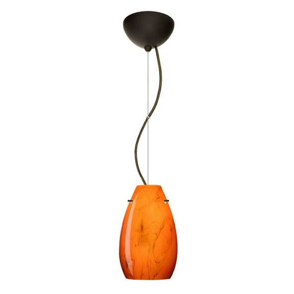 Besa Lighting - Pera 9-One Light Cord Pendant with Flat Canopy-6 Inches Wide by
