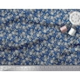 thumbnail image 3 of Soimoi Rayon Fabric Leaves & Floral Block Fabric Prints by Yard 42 Inch Wide, 3 of 3
