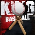 thumbnail image 2 of Ramiter Mini Batte de Baseball Présentoir à Battes Ornements de Mode Mini Baseball Rack, 2 of 5