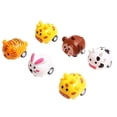 thumbnail image 4 of Jouet Drôle Mignon Voiture à Rétrofriction Animal Voiture Mignonne Jaune, 4 of 8