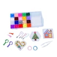 thumbnail image 1 of Juego de Juguetes de cuentas Vogacara Hama respetuosos con el medio ambiente manualidades DIY 20 colores, 1 of 1