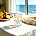 thumbnail image 2 of Cup Style Starfish Artisanal Glassware Stemless Glasses Marine Animal Bar Glass Coastal Home Lovers 2D, 2 of 4