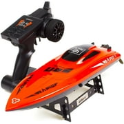 UDI009 Remote Control High Speed Boat Toys for Lakes and Pools, Speed up to 25KM/H, Racing Boat Indoor/Outdoor Toy for Kids/Adults (Red)