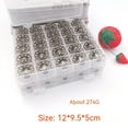 thumbnail image 1 of 50 piezas de metal, bobinas de máquina de coser para costura artesanal, juego de bobinas de metal para candado para bebés, accesorios para máquinas de coser, 1 of 4