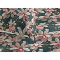 thumbnail image 3 of Ambesonne Spring Quilted Bedspread Set 3 Pcs, Art Cherry Blossoms Closeup, Queen, Petrol Blue and Pale Pink, 3 of 4
