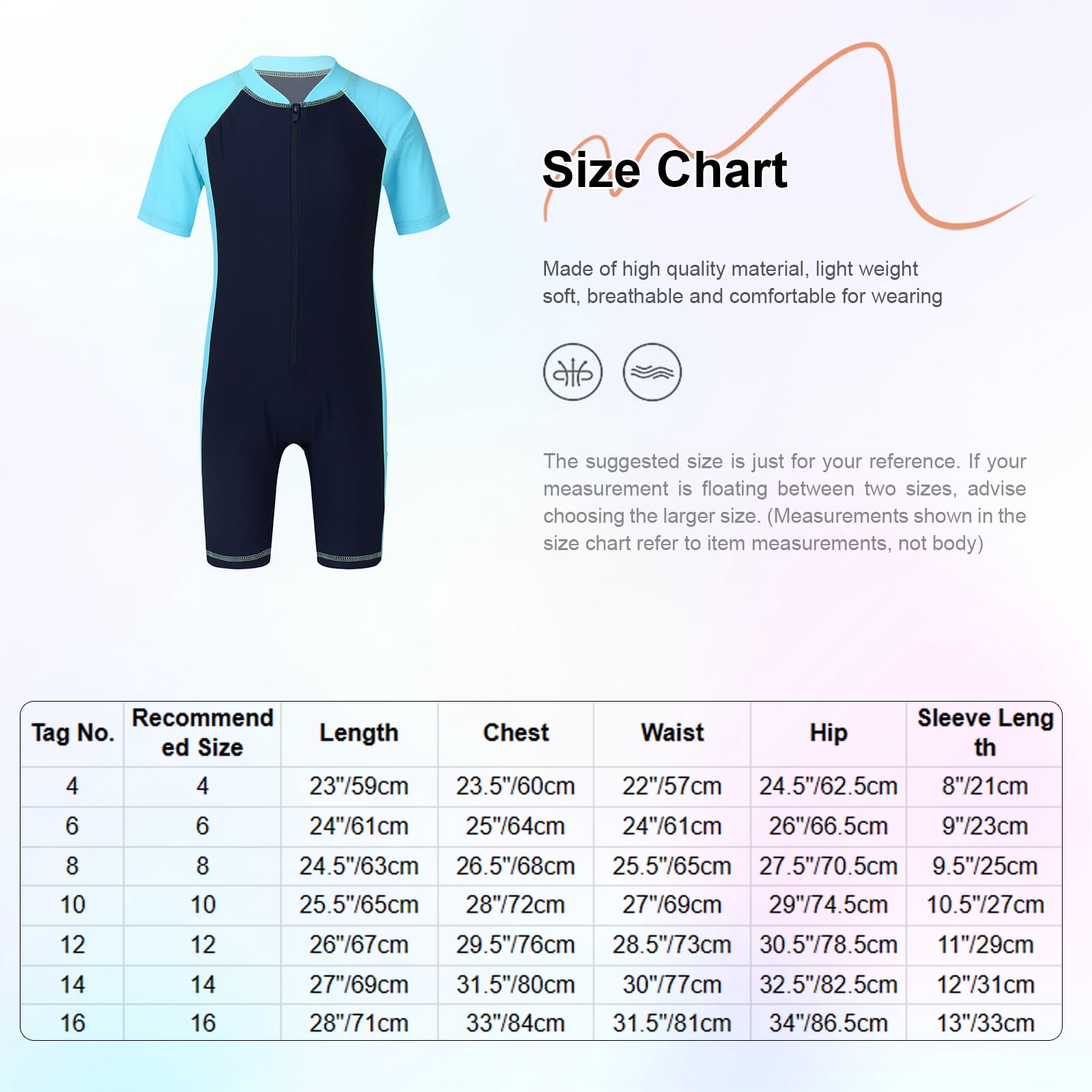 Miaeowve One Piece Zip Rash Guard Sun Protection Swimsuit Swimwear