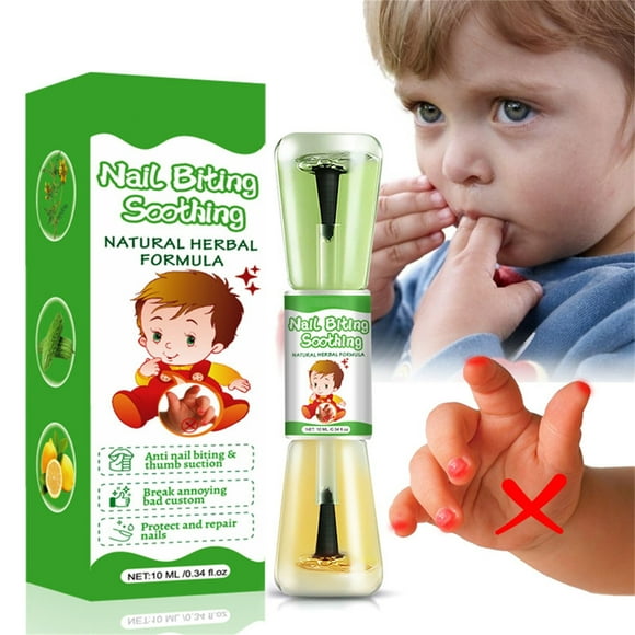Stop Nail Biting Water, Bitter Nail Water Helps Correct Nail Biting Behavior, Safty Thumb Sucking Stop for Kids Children 10ml