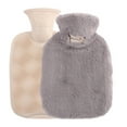 thumbnail image 2 of FFENYAN Hot Water Bottle With Cover 1L Bed Bottle With Soft Fleece Cover Bed Bottle Provides Warmth Gift, 2 of 2