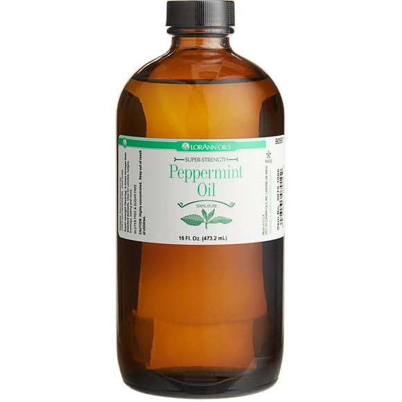 LorAnn Oils 16 oz. All-Natural Peppermint Super Strength Flavor