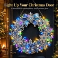 thumbnail image 2 of Wreath Christmas Pearl Diamond Painting Pendant Kits with LED String Lights,DIY Acrylic Christmas Diamond Art Hanging Kit for Adults,Christmas Ornaments for Home Party Wall Decor and Gift, 2 of 7