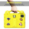 thumbnail image 5 of Dteck for Onn 12.1" Tablet Pro (2024 Model 100146663) Case for Kids, Children Friendly EVA Shockproof Handle Stand Shockproof Tablet Cover for Boys Girls,Yellow, 5 of 8