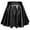 Black, variant on Otvok Womens Nightclub Skirt Performance Pleated Metal Folding Mini Skirt