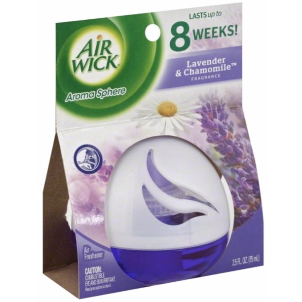 6 Pack Air Wick Aroma Sphere Liquid Air Freshener, Lavender
