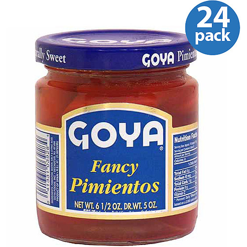 Goya Fancy Pimientos, 6.5 oz, (Pack of 24)