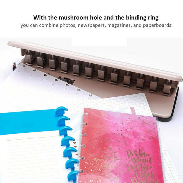 Mushroom Hole Puncher Mushroom Punching Tool, Hole Puncher, For A4/B5/A5/A7  Paper Newspapers 