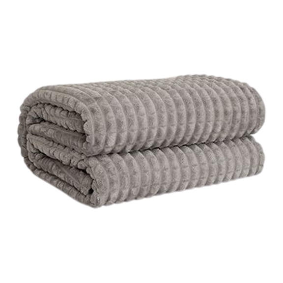 Flannel Fleece Throw Blanketfor Bed Couch (40x60 inches), Jacquard Decorative Fuzzy Warm Blankets for Adults, Super Soft Cozy, Suitable for All Seasons