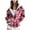 Pink_1, variant on Towmus Women's Trendy Christmas Printing Graphic Jacket Zip Up Long Sleeve Hoodies Streetwear Fashion Coat With Pockets