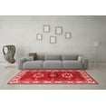 thumbnail image 3 of Ahgly Company Indoor Rectangle Geometric Red Traditional Area Rugs, 2' x 4', 3 of 4
