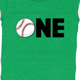 thumbnail image 4 of Inktastic One- Baseball First Birthday Boys or Girls Baby Bodysuit, 4 of 5