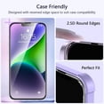 thumbnail image 4 of [2+2 Pack] Hionly Compatible with iPhone 14 HD Screen Protector with Camera Lens Protector, 4 of 8