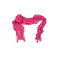 thumbnail image 2 of Womens Ruffled Trip Scarf - Pink, 2 of 2