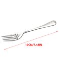 thumbnail image 3 of AMERTEER Family Tableware Stainless Steel Cake Fruit Fork Spoon Gift Fork With Fork Tableware, 3 of 3